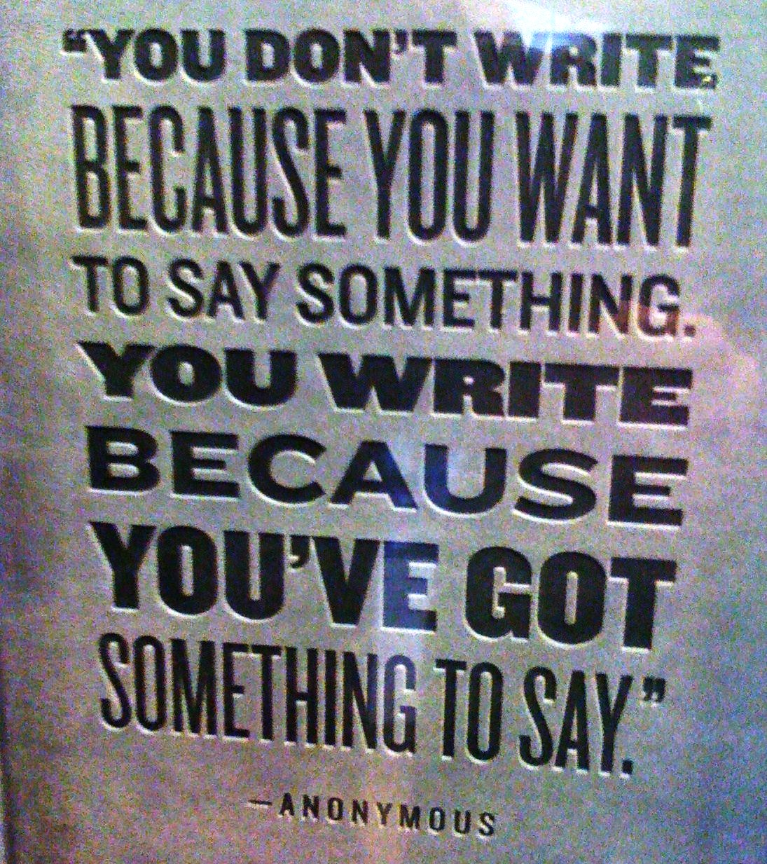 Writing: photo credit - Sandi Amorim book cover with quote