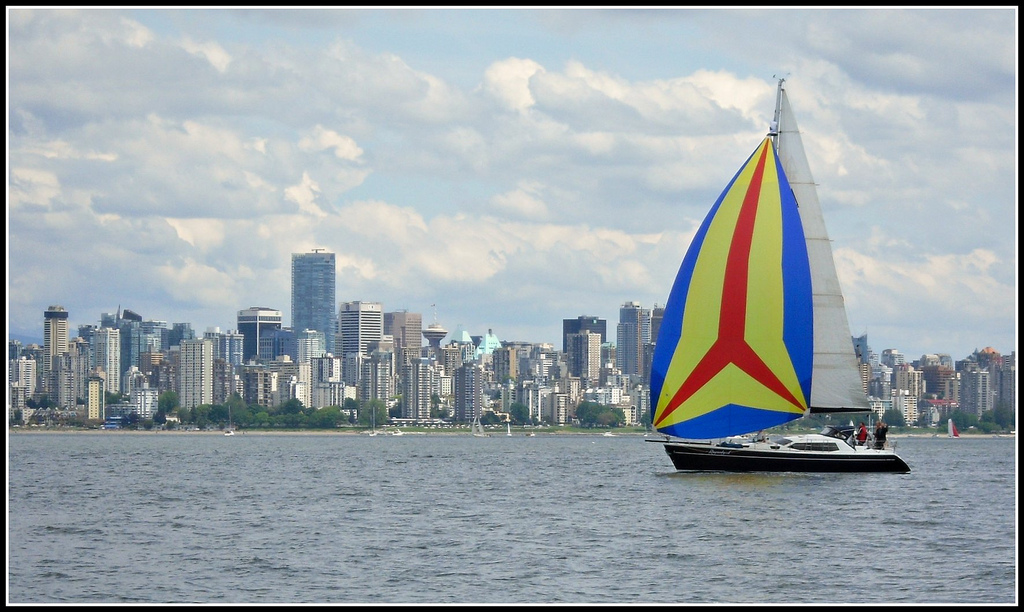 Spinnaker in English Bay