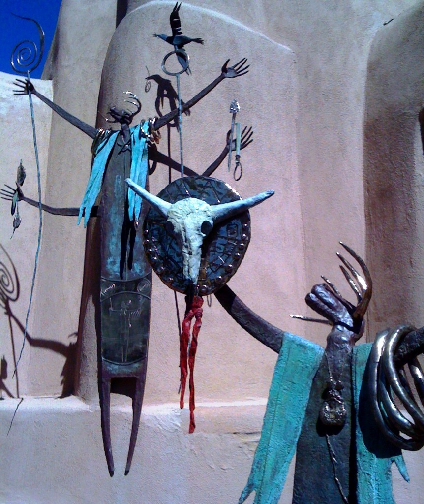 Calling the Gods: photo credit - Sandi Amorim sculptures Santa Fe