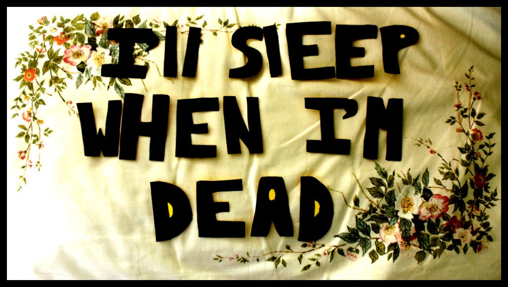 I'll Sleep When I'm Dead: photo credit, Alice Hutchinson