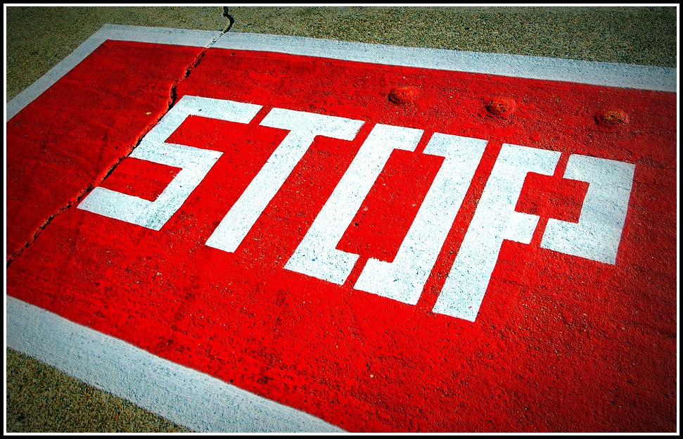 Stop: photo credit - Steve Snodgrass