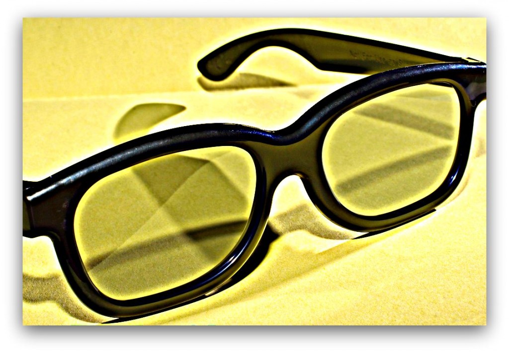 Lunettes 3D: photo credit - Frédéric Bisson 3D glasses