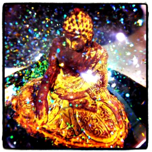 Buddha Snow Globe: photo credit - Sandi Amorim Buddha snow globe