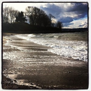 Rolling In: Photo credit - Sandi Amorim waves rolling in, Kits Beach