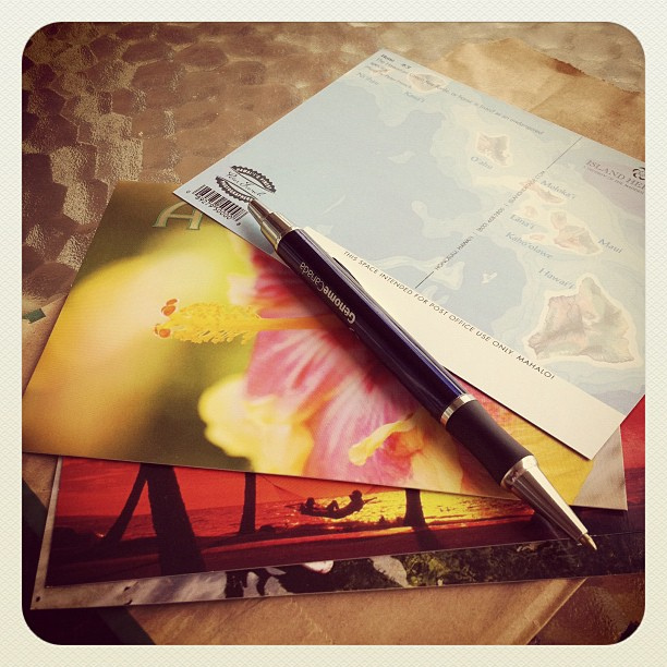 Wish you were here: photo credit - Sandi Amorim postcards from Maui