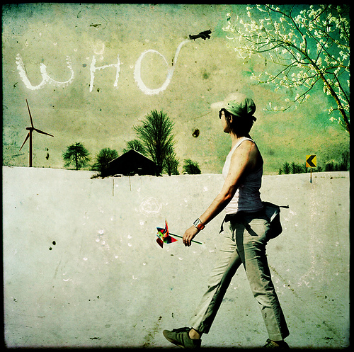 as she walked on that cold day, the metaphor became fact: photo credit - Pedro Veneroso