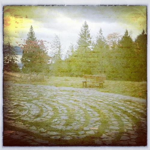 Deja Vu: photo credit - Sandi amorim Labyrinth at Rivendell, Bowen Island, BC