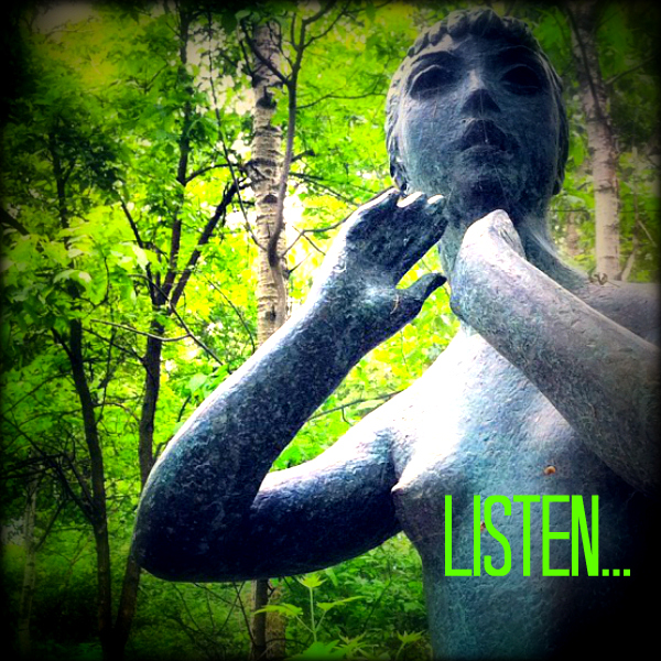 Listen: photo credit - Sandi Amorim Leo Mol Sculpture Garden, Winnipeg, Manitoba