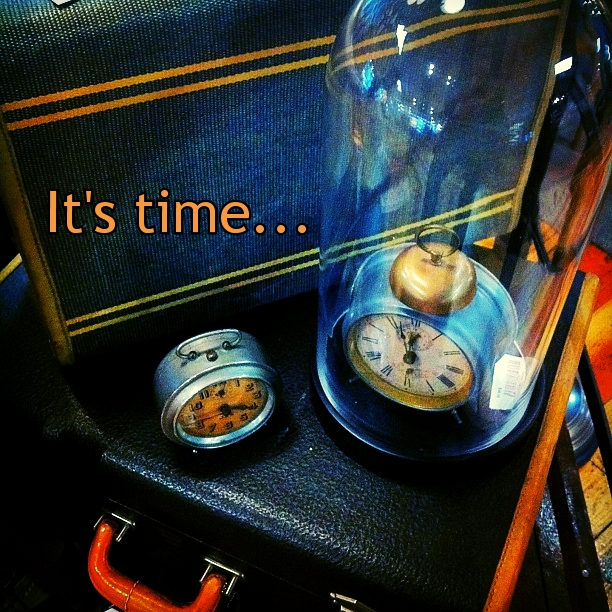 Tick Tock: photo credit - Sandi Amorim disrupt your beliefs about time; image of antique clocks