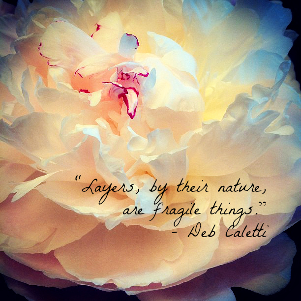 Blushing: photo credit - Sandi Amorim Peony with quote, photo credit - Sandi Amorim