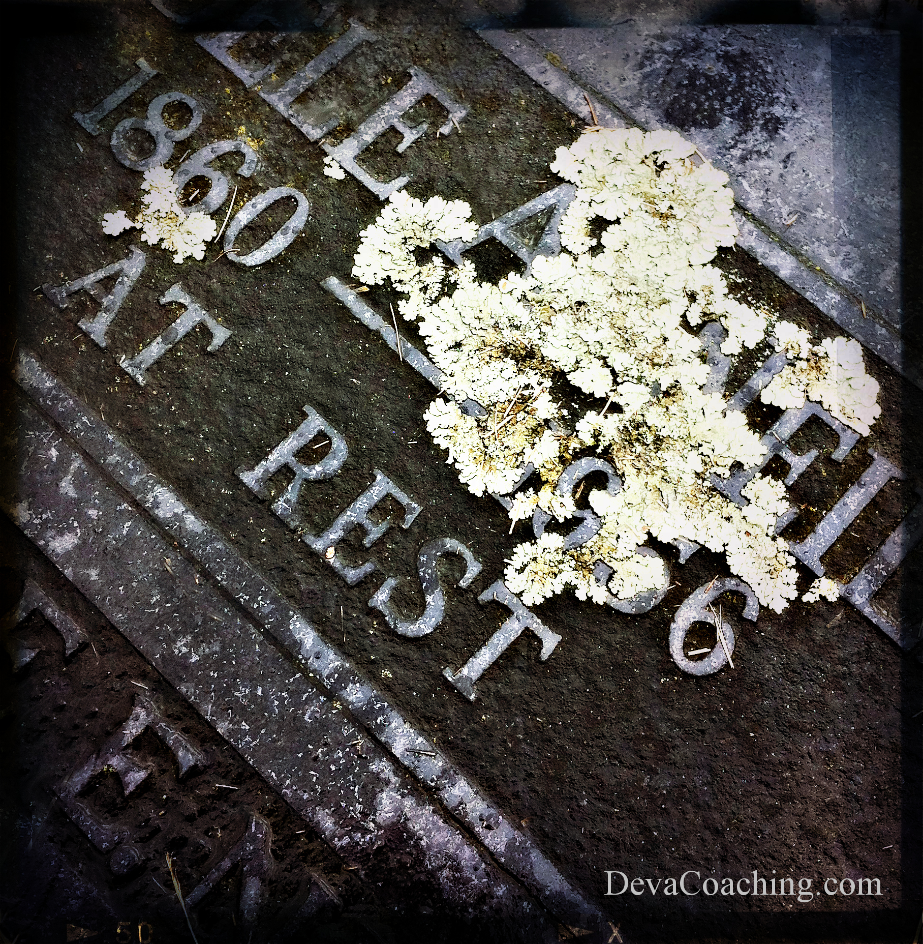 At Rest: photo credit - Sandi Amorim At Rest, photo of gravestone at Mountainview Cemetery, Vancouver, BC