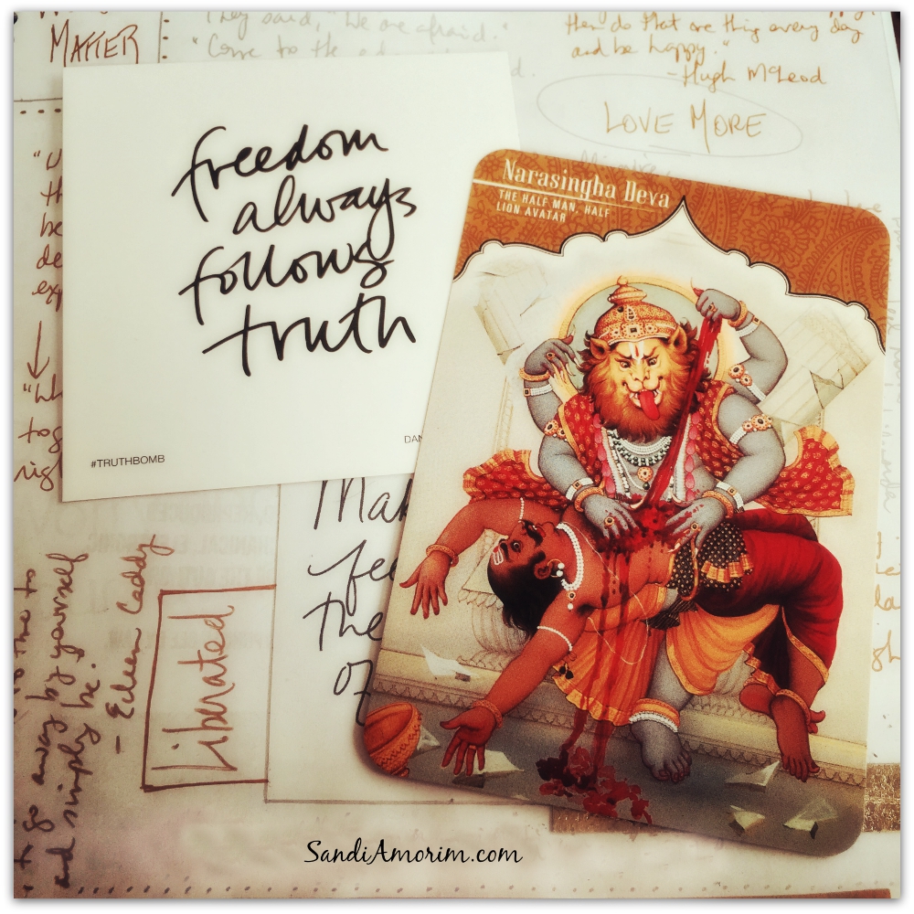 Freedom always follows truth